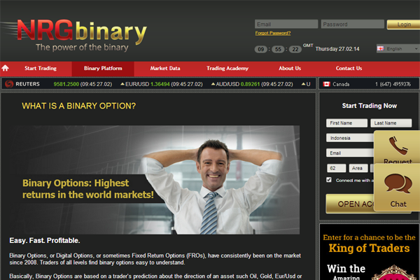 NRGbinary screen shot