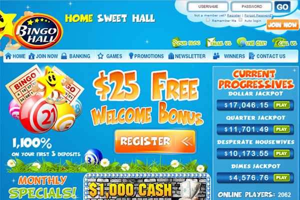 Bingo Hall screen shot