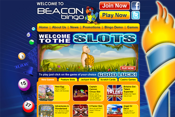 Beacon Bingo screen shot