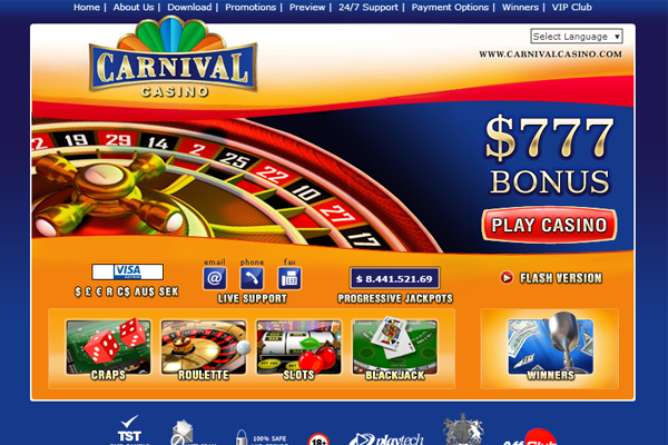 Carnival Casino screen shot