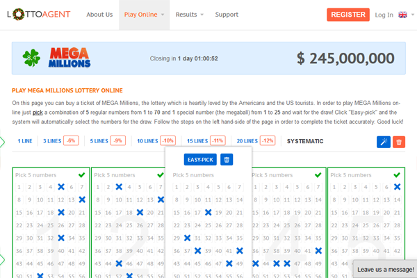 Lotto Agent screen shot