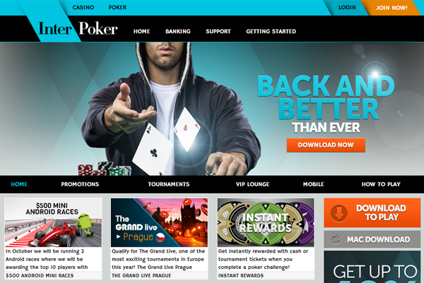 Interpoker screen shot