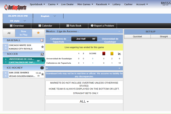 BetAnySports screen shot