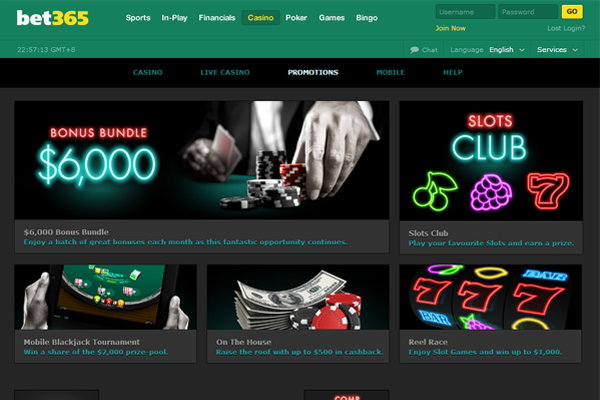 bet365 Casino screen shot