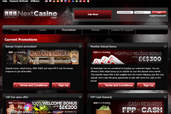 Next Casino screen shot