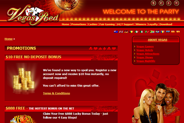 Vegas Red screen shot