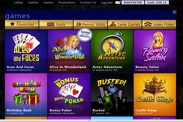 Win A Day Casino screen shot