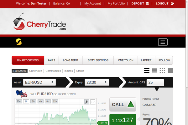 Cherry Trade screen shot
